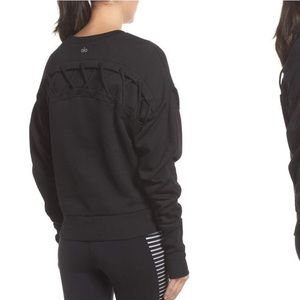 Alo Yoga Lattice Long Sleeve Pullover